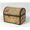 Image 3 : A PAINTED PINE AND DECOUPAGED DOME-TOP HINGED BOX