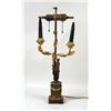 Image 1 : A NEOCLASSICAL GILT-BRONZE CANDLE STAND