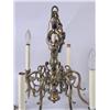 Image 3 : A CHIPPENDALE-STYLE SIX-ARM BRASS CHANDELIER