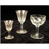 Image 6 : AN ASSORTMENT OF COLORLESS STEMWARE IN VARIOUS PATTERNS