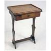 Image 1 : A CHERRYWOOD ONE DRAWER WORK TABLE