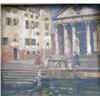 Image 2 : A TINY OIL ON BOARD OF AN 18TH CENTURY VENETIAN CANAL SCENE
