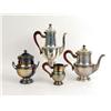 Image 1 : A SILVER-PLATED FOUR PIECE TEA AND COFFEE SERVICE