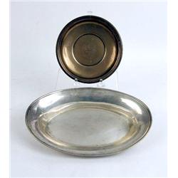 A TIFFANY &amp; CO. STERLING SILVER CIRCULAR SHALLOW DISH