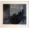 Image 2 : A FRAMED ENGRAVING OF A WOMAN AND HER DOG, "LE JEUNE BERGERE", AFTER HUET
