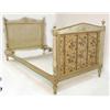 Image 2 : A LOUIS XVI CARVED AND PAINTED BEECHWOOD LIT D`ALCOVE