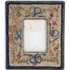 Image 3 : A FRAMED CREWELWORK AND SILK THREAD FLORAL EMBROIDERY