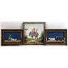 Image 1 : TWO FINELY-RENDERED INDIAN IMAGES OF COACHES BEING PULLED BY WHITE BULLOCKS