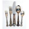 Image 1 : A MAPPIN &amp; WEBB KING PATTERN SILVER-PLATED FLATWARE SERVICE