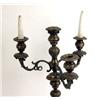 Image 2 : A SILVER-PLATED CANDLESTICK WITH REMOVABLE FOUR-BRANCH CANDELABRA TOP