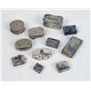 Image 1 : A GROUP OF ELEVEN STERLING SILVER AND SILVER-PLATED SMALL BOXES