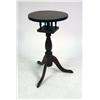 Image 1 : A FEDERAL FIGURED WALNUT BIRDCAGE CANDLESTAND
