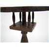 Image 3 : A FEDERAL FIGURED WALNUT BIRDCAGE CANDLESTAND