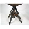 Image 4 : A VICTORIAN BLACK-PAINTED AND POLYCHROME-DECORATED TEA TABLE