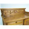 Image 2 : A VICTORIAN CARVED OAK TALL CHEST OF DRAWERS