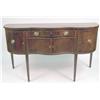 Image 1 : A FEDERAL INLAID MAHOGANY SERPENTINE-FRONT DIMINUTIVE SIDEBOARD