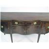 Image 2 : A FEDERAL INLAID MAHOGANY SERPENTINE-FRONT DIMINUTIVE SIDEBOARD