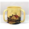 Image 1 : A STAFFORDSHIRE YELLOW-GLAZED CANDLE CUP