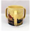 Image 2 : A STAFFORDSHIRE YELLOW-GLAZED CANDLE CUP