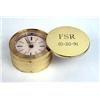 Image 3 : A TIFFANY &amp; CO. BRASS TRAVEL ALARM CLOCK