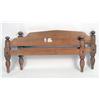Image 1 : A TURNED MAPLE AND PINE LOW POST BEDSTEAD