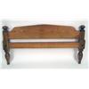 Image 2 : A TURNED MAPLE AND PINE LOW POST BEDSTEAD