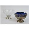 Image 2 : A GROUP OF SILVER LIDDED AND OVERLAY GLASS ITEMS