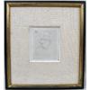 Image 1 : A SMALL FRAMED ETCHING BY EDOUARD MANET, "BAUDELAIRE DE PROFILE EN CHAPEAU"