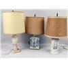 Image 1 : THREE SMALL TABLE LAMPS