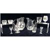 Image 2 : A LARGE LOT OF COLORLESS GLASS BAR WARE