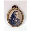 Image 2 : FIVE FRAMED OVAL PORCELAIN PORTRAIT MINIATURES
