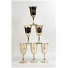 Image 1 : A SET OF FOURTEEN WALLACE STERLING SILVER WATER GOBLETS