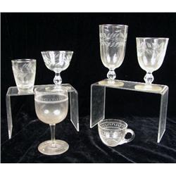 A LARGE MISCELLANEOUS ASSORTMENT OF COLORLESS GLASS
