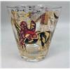 Image 3 : AN ASSORTMENT OF VINTAGE PATTERNED, PAINTED AND CLEAR GLASS BARWARE