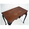Image 2 : A GEORGE II CARVED MAHOGANY TRAY TOP TEA TABLE