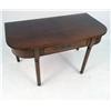 Image 2 : A FEDERAL FIGURED MAHOGANY ONE-DRAWER PIER TABLE