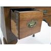 Image 3 : A QUEEN ANNE CARVED AND FIGURED WALNUT DRESSING TABLE