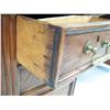 Image 4 : A VICTORIAN CARVED AND FIGURED OAK PARTNER`S DESK