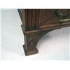 Image 5 : A VICTORIAN CARVED AND FIGURED OAK PARTNER`S DESK