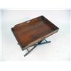 Image 2 : A GEORGE III MAHOGANY TRAY ON STAND