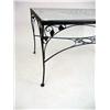 Image 3 : A WROUGHT IRON SUITE OF OUTDOOR DINING FURNITURE