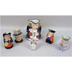 AN ASSORTMENT OF TOBY JUGS