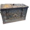 Image 3 : A WROUGHT-IRON STRONG BOX