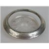 Image 3 : A SET OF FRANK M. WHITING STERLING SILVER-MOUNTED GLASS COASTERS
