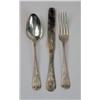 Image 2 : A GROUP OF STERLING SILVER FLATWARE ITEMS