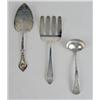 Image 1 : THREE STERLING SILVER SERVING PIECES
