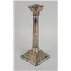 Image 2 : A SET OF FOUR ENGLISH SILVER WEIGHTED COLUMNAR CANDLESTICKS