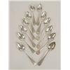 Image 1 : A SET OF TWELVE CONTINENTAL SILVER COFFEE SPOONS