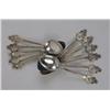 Image 1 : A SET OF ELEVEN GORHAM "MEDALLION" PATTERN (1864) STERLING SILVER PLACE SPOONS