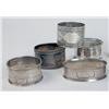 Image 3 : AN ASSORTED GROUP OF TWELVE STERLING SILVER AND SILVER-PLATED NAPKIN RINGS
